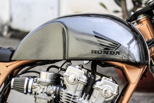 Hình anh honda cb750 phong cách cafe racer