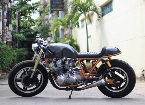 Hình anh honda cb750 phong cách cafe racer