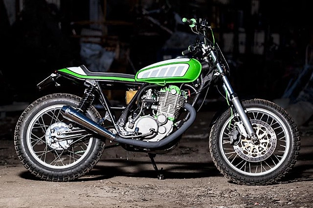 83 yamaha sr500 the phong cách flat tracker