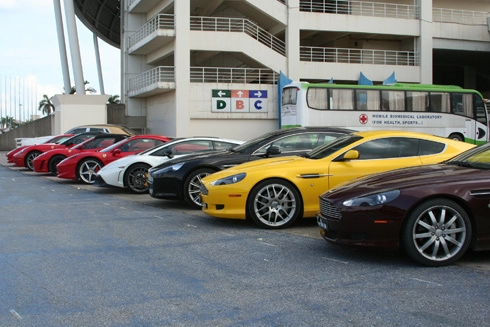 siêu xe của đại gia việt tụ hội tại hà thành