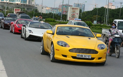 siêu xe của đại gia việt tụ hội tại hà thành