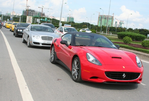 siêu xe của đại gia việt tụ hội tại hà thành