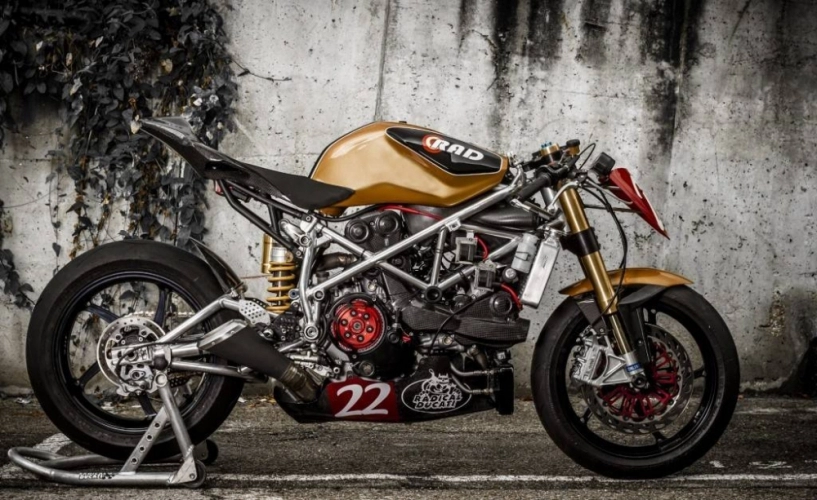 Ngắm ducati 1198 độ phong cách cafe racer cực độc