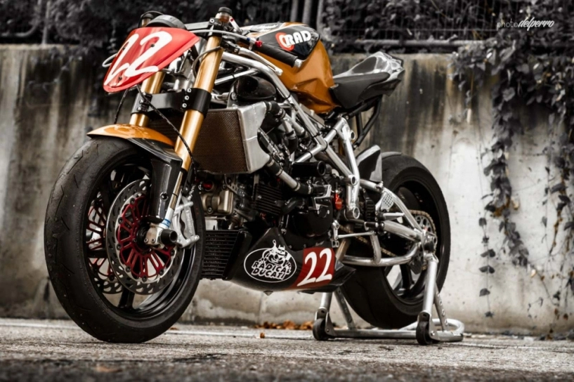 Ngắm ducati 1198 độ phong cách cafe racer cực độc