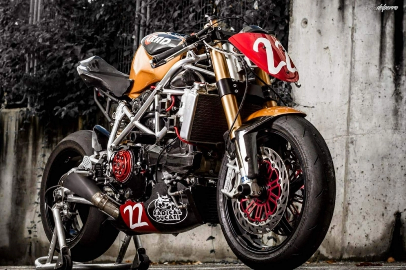 Ngắm ducati 1198 độ phong cách cafe racer cực độc