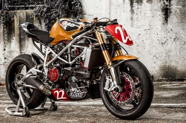 Ngắm ducati 1198 độ phong cách cafe racer cực độc