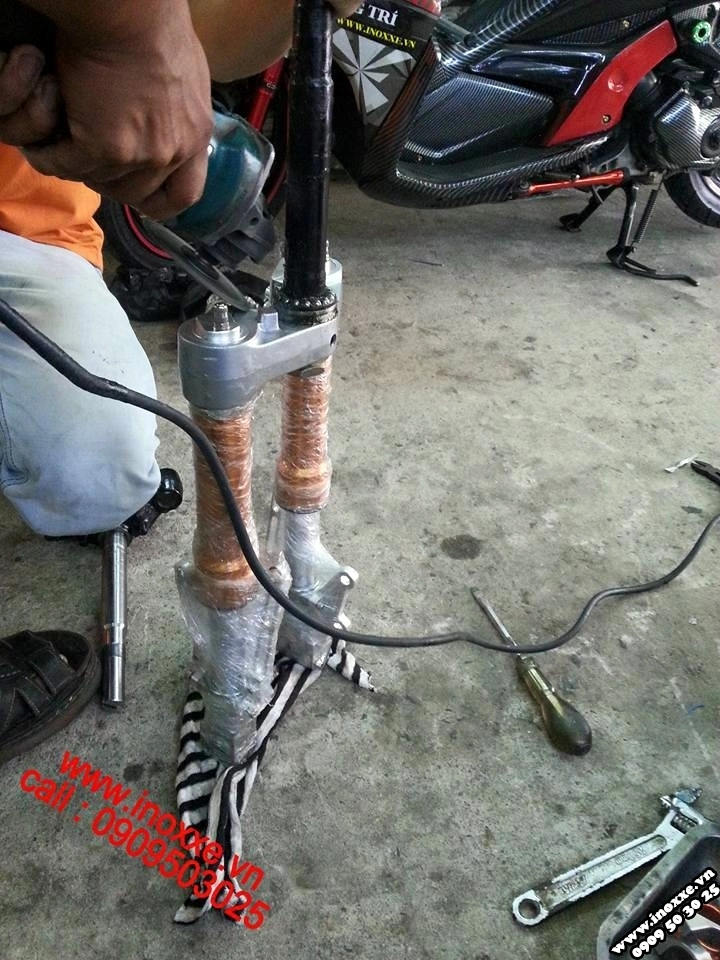 Phuộc trước upside down exciter 150