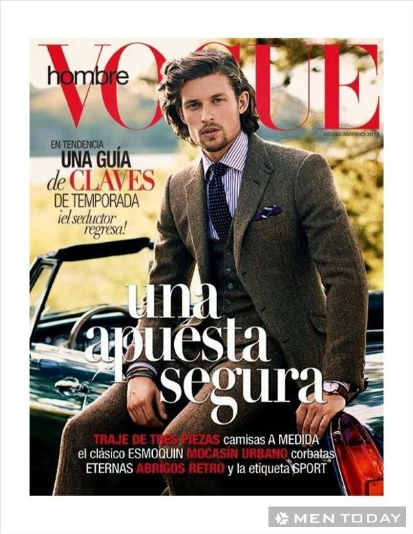 Quý ông phong trần và nam tính trên tạp chí vogue hombre