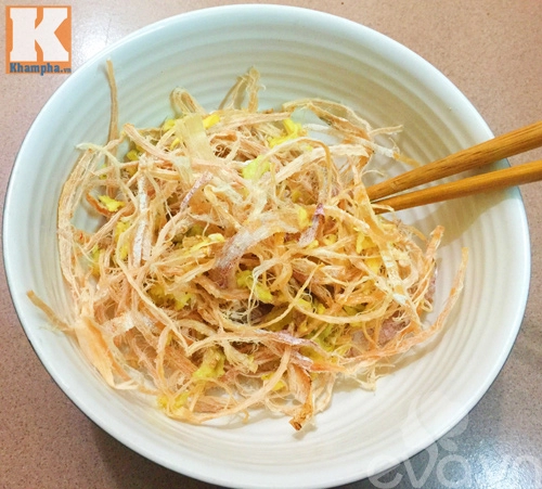 Gỏi xoài xanh mực khô ngon mê