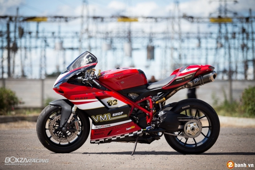 Ducati 848 evo độ cá tính với phong cách xe đua