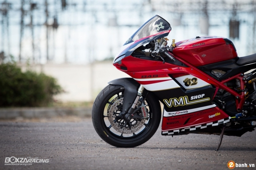 Ducati 848 evo độ cá tính với phong cách xe đua