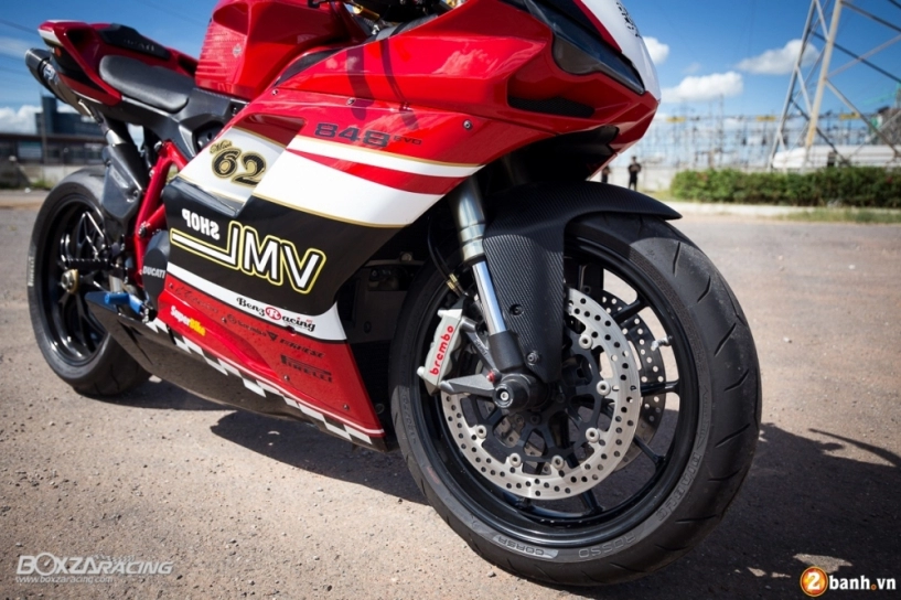 Ducati 848 evo độ cá tính với phong cách xe đua