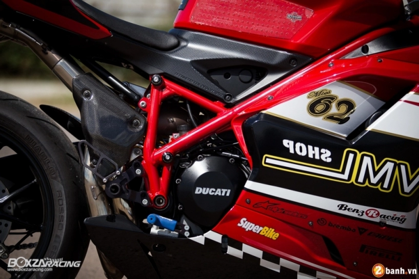Ducati 848 evo độ cá tính với phong cách xe đua