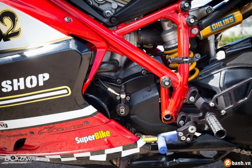 Ducati 848 evo độ cá tính với phong cách xe đua