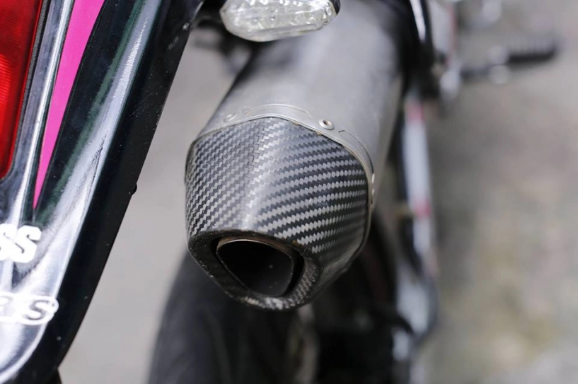 Kawasaki klx 250 độ pô akrapovic