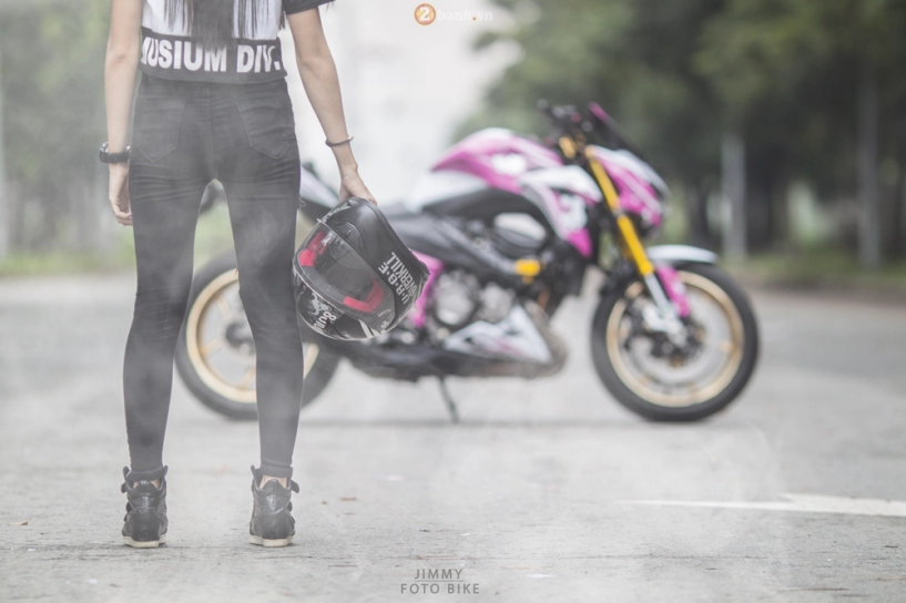 Kawasaki z800 hello kitty siêu dễ thương của teen girl sài thành