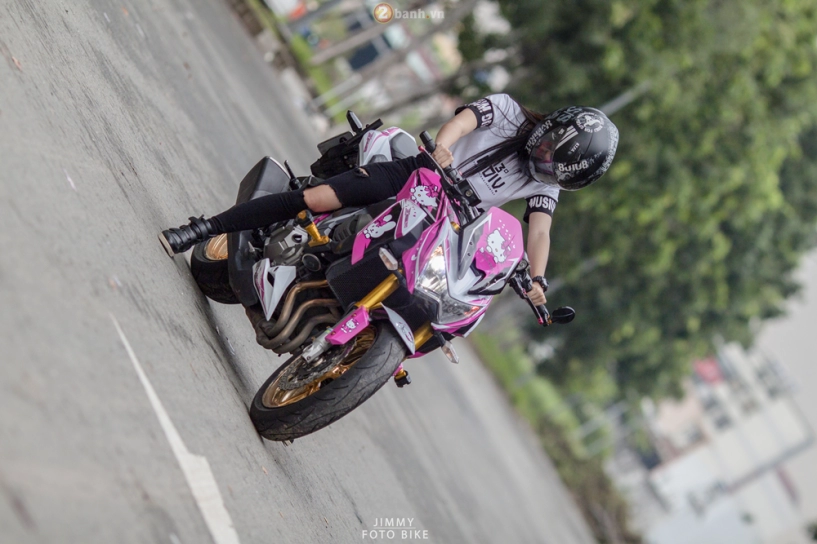 Kawasaki z800 hello kitty siêu dễ thương của teen girl sài thành