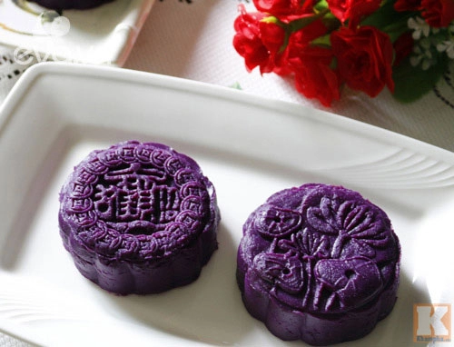 Hướng dẫn làm bánh trung thu khoai lang tím vừa ngon lại đẹp mắt