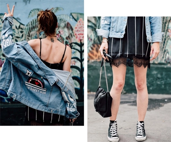 Mix đồ bánh bèo với sneaker cá tính mà con gái nên biết