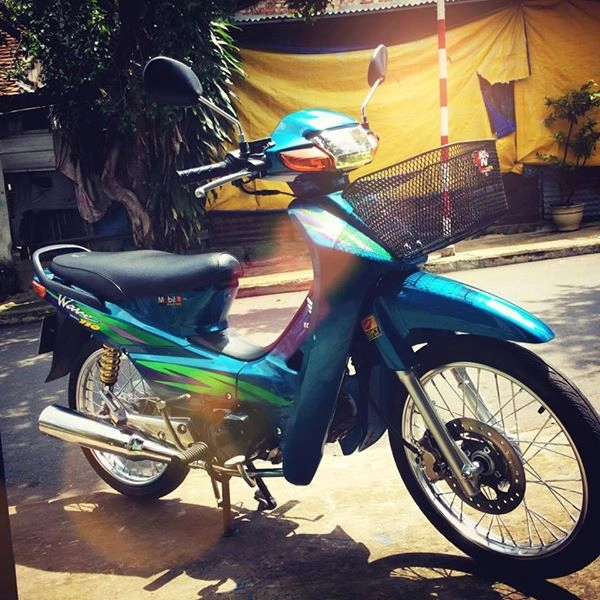 Wave 110 xanh ngọc dọn nhẹ vừa đủ đẹp