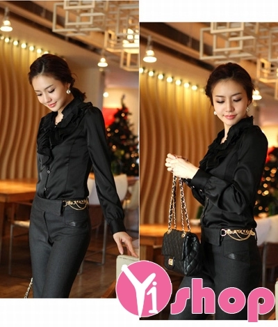Áo sơ mi nữ dài tay cho nàng cò hương duyên dáng