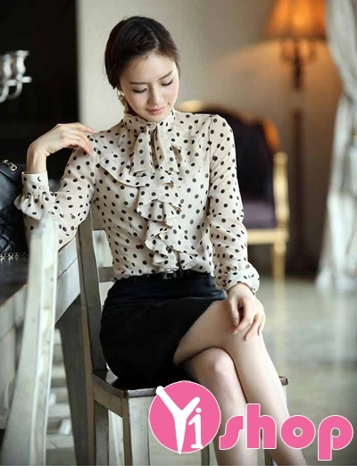 Áo sơ mi nữ dài tay cho nàng cò hương duyên dáng