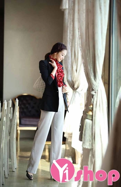 Áo sơ mi nữ dài tay cho nàng cò hương duyên dáng