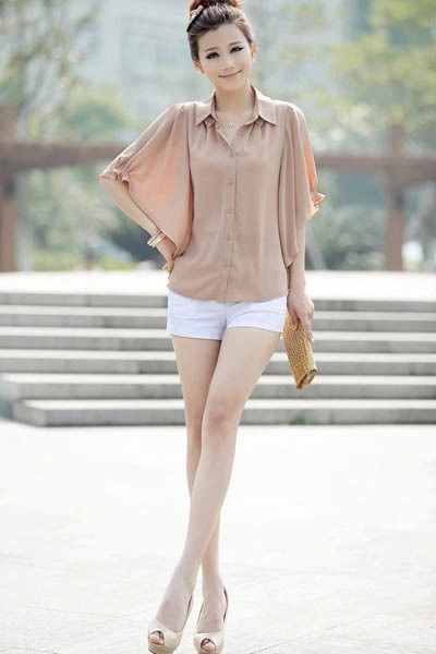Cho nàng thanh lịch và nữ tính với sơ mi cách điệu