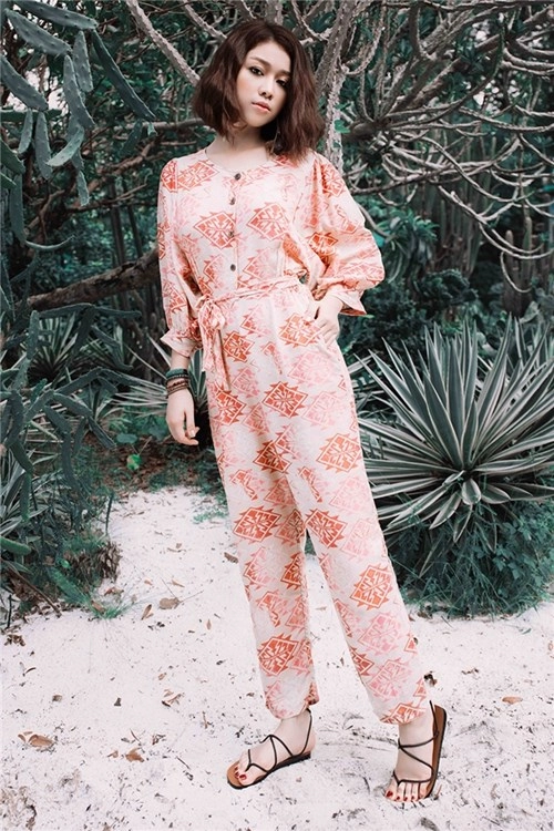 Hoa khôi trương tùng lan cá tính phong cách bohemian style