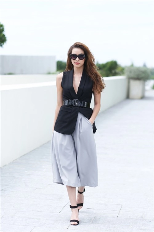 Mặc đẹp với 7 gợi ý phối đồ đơn sắc của lilly nguyễn