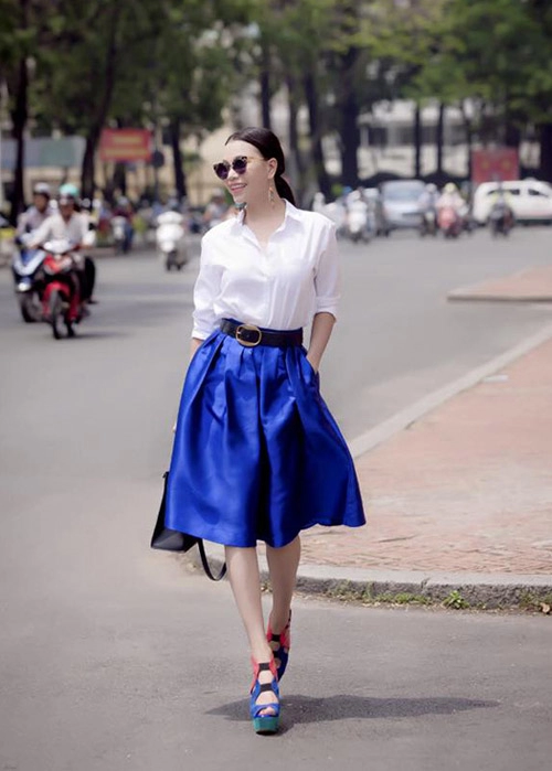 Mát mắt ngắm style năng động của sao việt