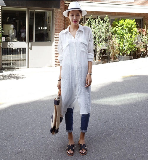 Ngắm chiếc áo sơ mi 2 in 1 đẹp ngỡ ngàng