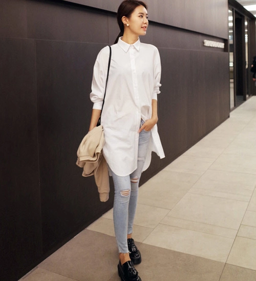 Ngắm chiếc áo sơ mi 2 in 1 đẹp ngỡ ngàng