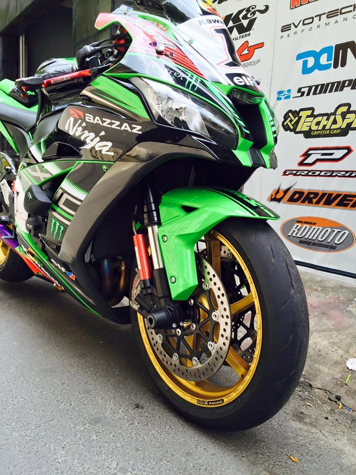 Ngắm zx10r 2016 đầu tiên lên mâm oz racing tại việt nam