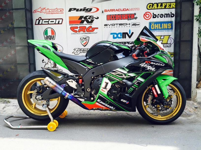 Ngắm zx10r 2016 đầu tiên lên mâm oz racing tại việt nam