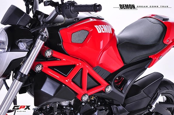 Gpx demon 125 đối thủ nặng ký của honda msx 125