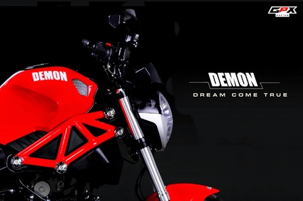 Gpx demon 125 đối thủ nặng ký của honda msx 125