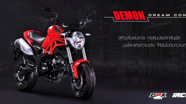 Gpx demon 125 đối thủ nặng ký của honda msx 125