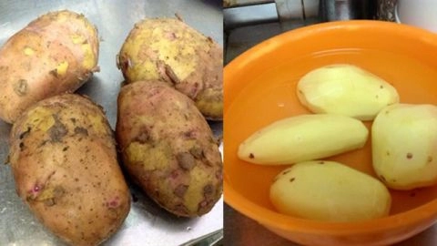 Tự làm khoai lang khoai tây lắc phô mai tại nhà