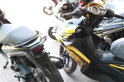 ảnh chi tiết về yamaha nouvo mới tại việt nam