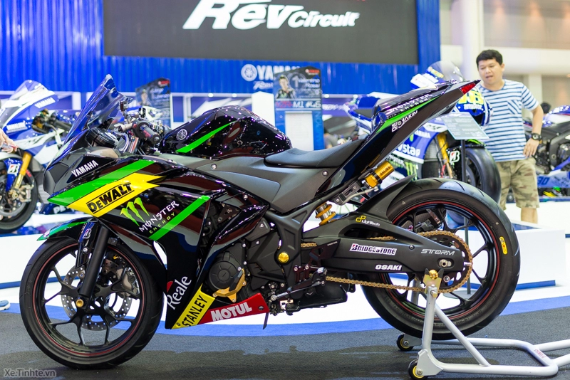 Bộ ba yamaha r3 tại bangkok motor show