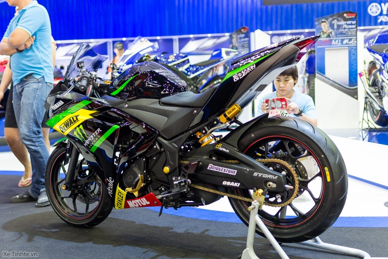 Bộ ba yamaha r3 tại bangkok motor show