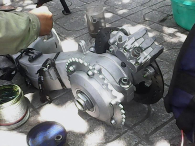Exciter gắn gắp 1 càng honda nt650 cực độc