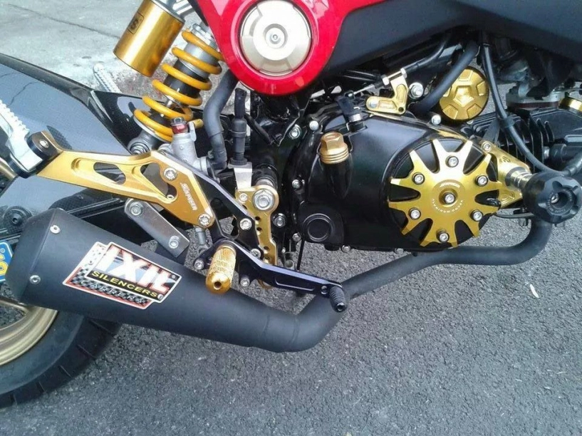 Honda msx đơn giản với phuộc ohlins