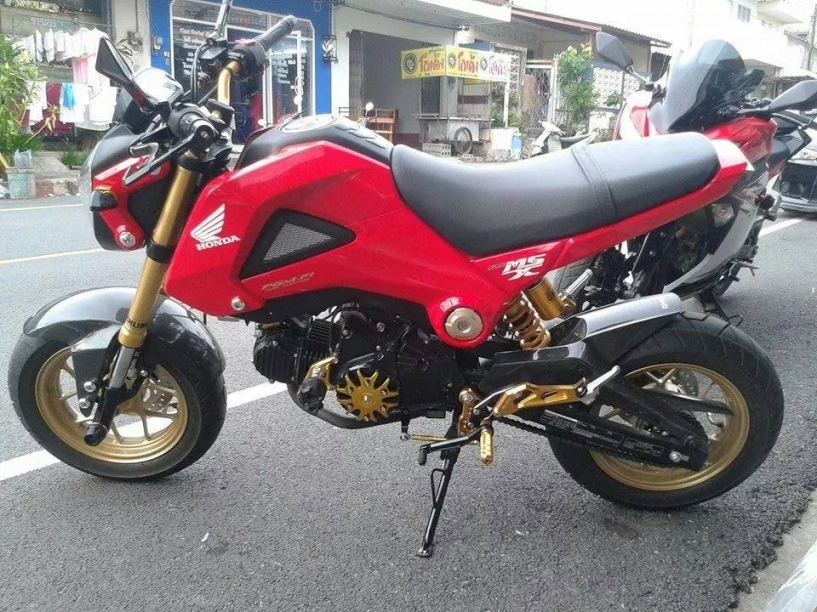 Honda msx đơn giản với phuộc ohlins