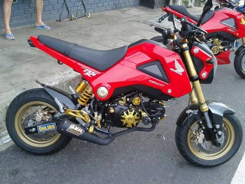 Honda msx đơn giản với phuộc ohlins