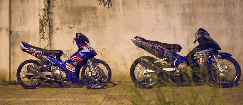 Yamaha exciter phiên bản độ avengers siêu anh hùng