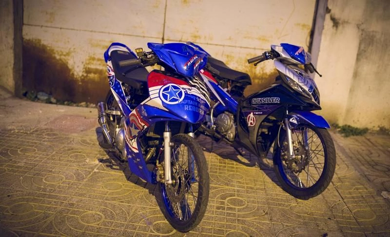 Yamaha exciter phiên bản độ avengers siêu anh hùng