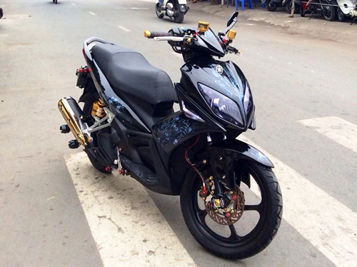 Yamaha nouvo sơn airbrush cực đẹp tại sài gòn