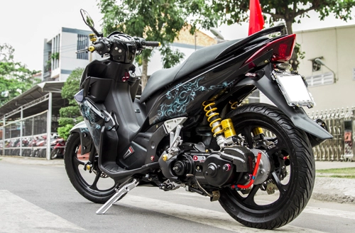 Yamaha nouvo sơn airbrush cực đẹp tại sài gòn